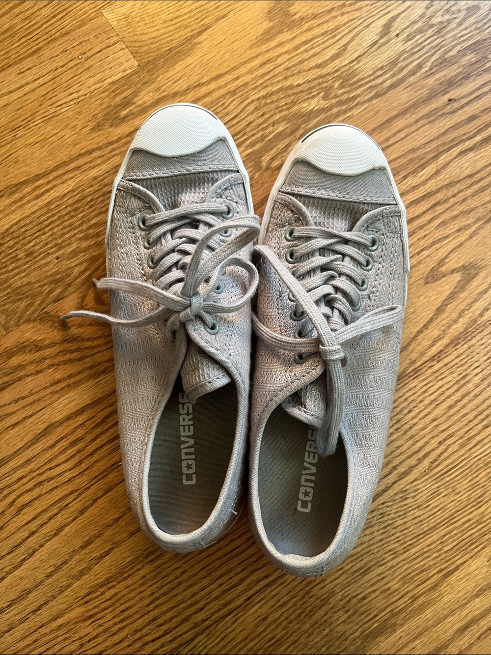 Converse Jack Purcell Women's Knit Low-Top Sneaker - Gray